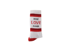 Lade das Bild in den Galerie-Viewer, Tennissocken MORE LOVE PLEASE