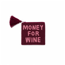 Lade das Bild in den Galerie-Viewer, „MONEY FOR WINE“ – Kleines Etui mit Glasperlen