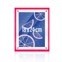 Lade das Bild in den Galerie-Viewer, Bilderrahmen Acryl, 18 x 24 cm, pink
