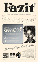 Lade das Bild in den Galerie-Viewer, Silver Stardust Speckle Schminkpflaster
