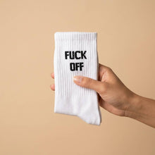 Lade das Bild in den Galerie-Viewer, Tennissocken "FUCK OFF"
