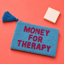 Lade das Bild in den Galerie-Viewer, „MONEY FOR THERAPY“ – Etui mit Glasperlen
