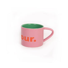 Lade das Bild in den Galerie-Viewer, Tasse Bonjour. rosa
