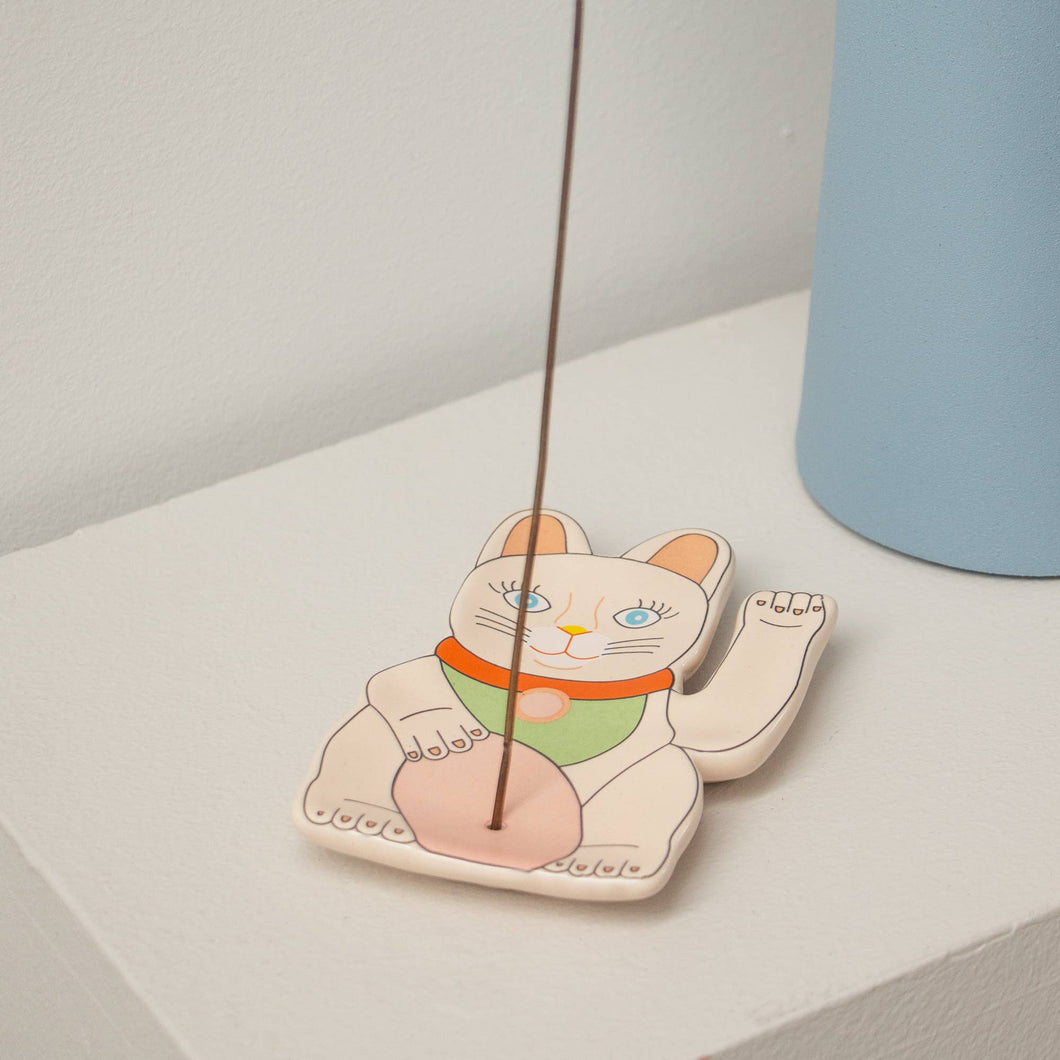 Räucherstäbchenhalter Lucky Cat