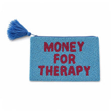Lade das Bild in den Galerie-Viewer, „MONEY FOR THERAPY“ – Etui mit Glasperlen
