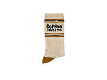 Lade das Bild in den Galerie-Viewer, Tennissocken COFFEE SAVES ME
