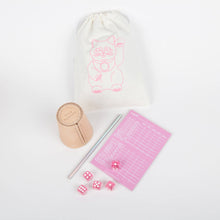 Lade das Bild in den Galerie-Viewer, Würfelspiel ROSA 5er Set
