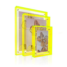 Lade das Bild in den Galerie-Viewer, Bilderrahmen Acryl, 10 x 15 cm, gelb
