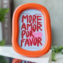 Lade das Bild in den Galerie-Viewer, ORANGE GLÄNZENDER FOTORAHMEN HF
